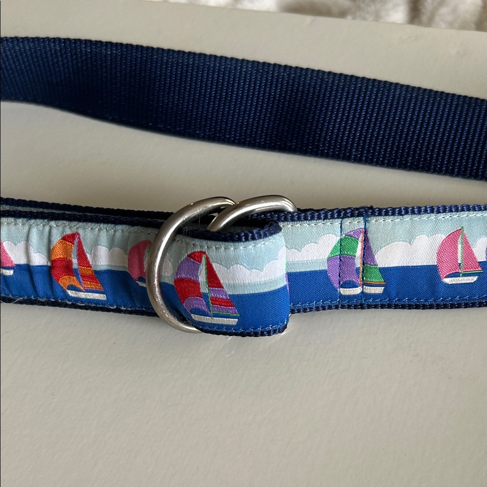 Colorful Sailboat Pattern Women's Belt by Douglas Paquette